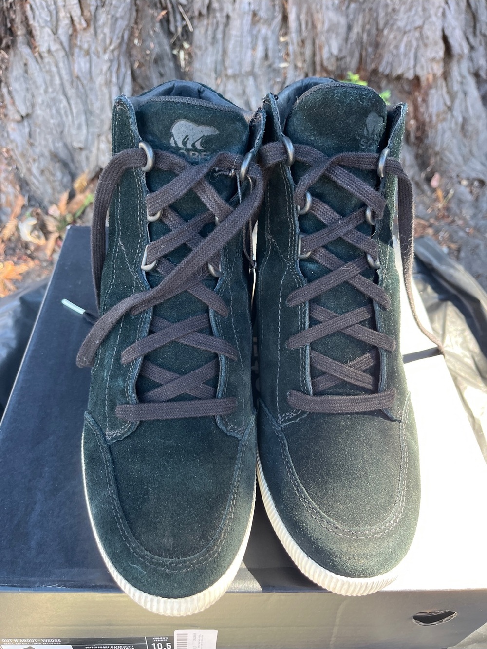 Sorel Out N About Wedge / black, sea salt